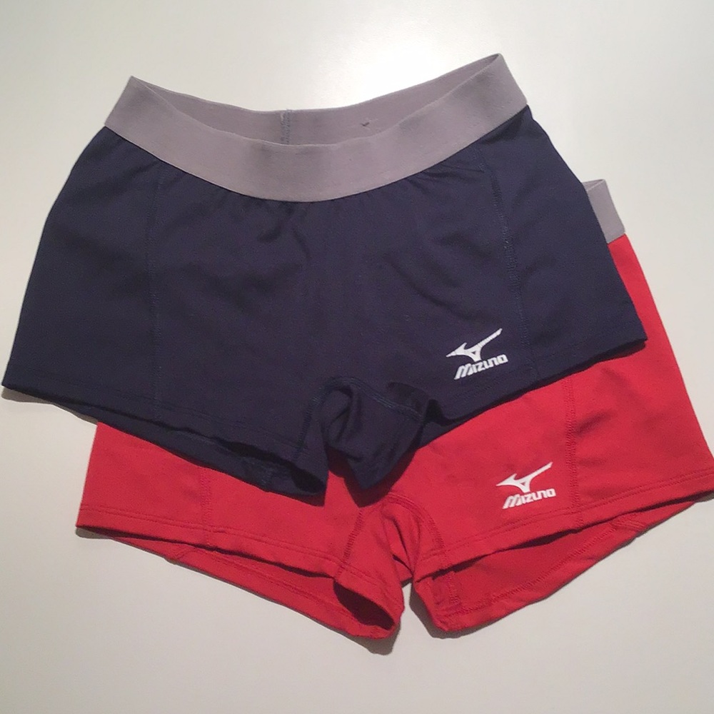 Mizuno Volleyball Shorts Women’s sz xs Red & Blue